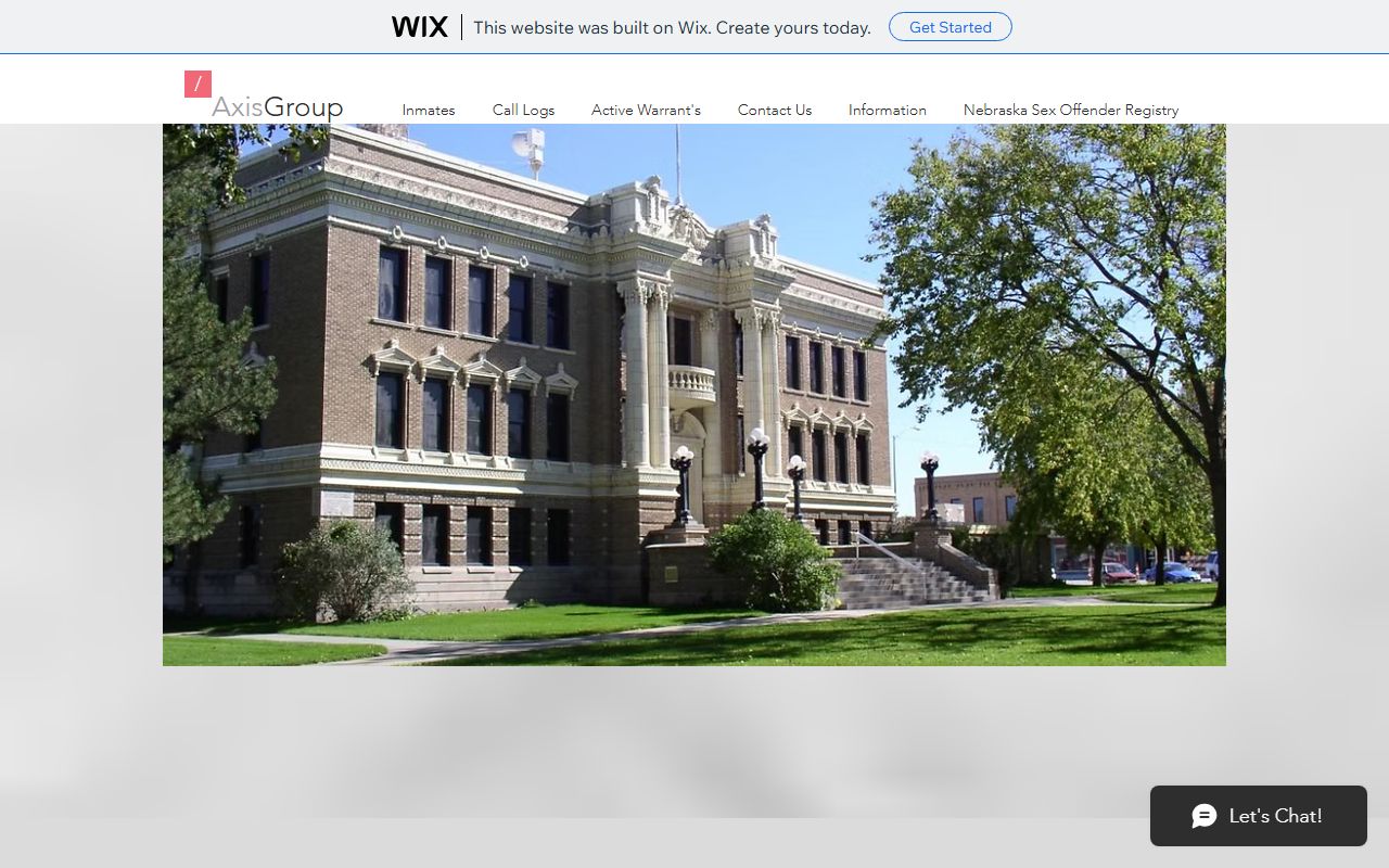 Greeley County inmate record fields on Valley County operational booking feed